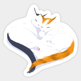 Loving cats Sticker